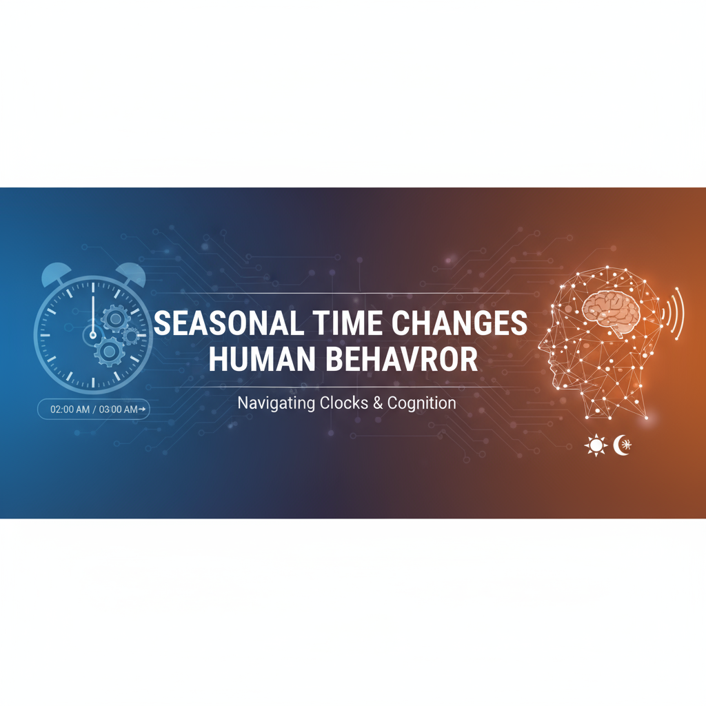 Seasonal Time Changes and Human Behavior