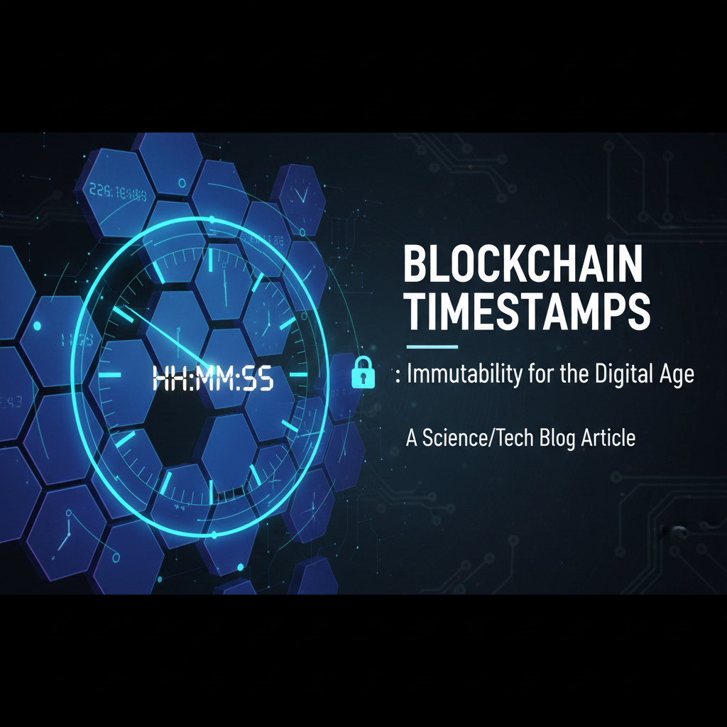 Blockchain Timestamps: Immutability for the Digital Age