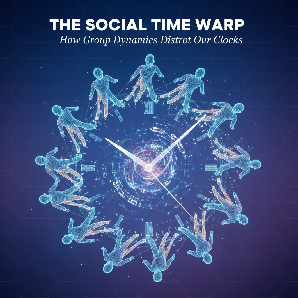 The Social Time Warp: How Group Dynamics Distort Our Clocks