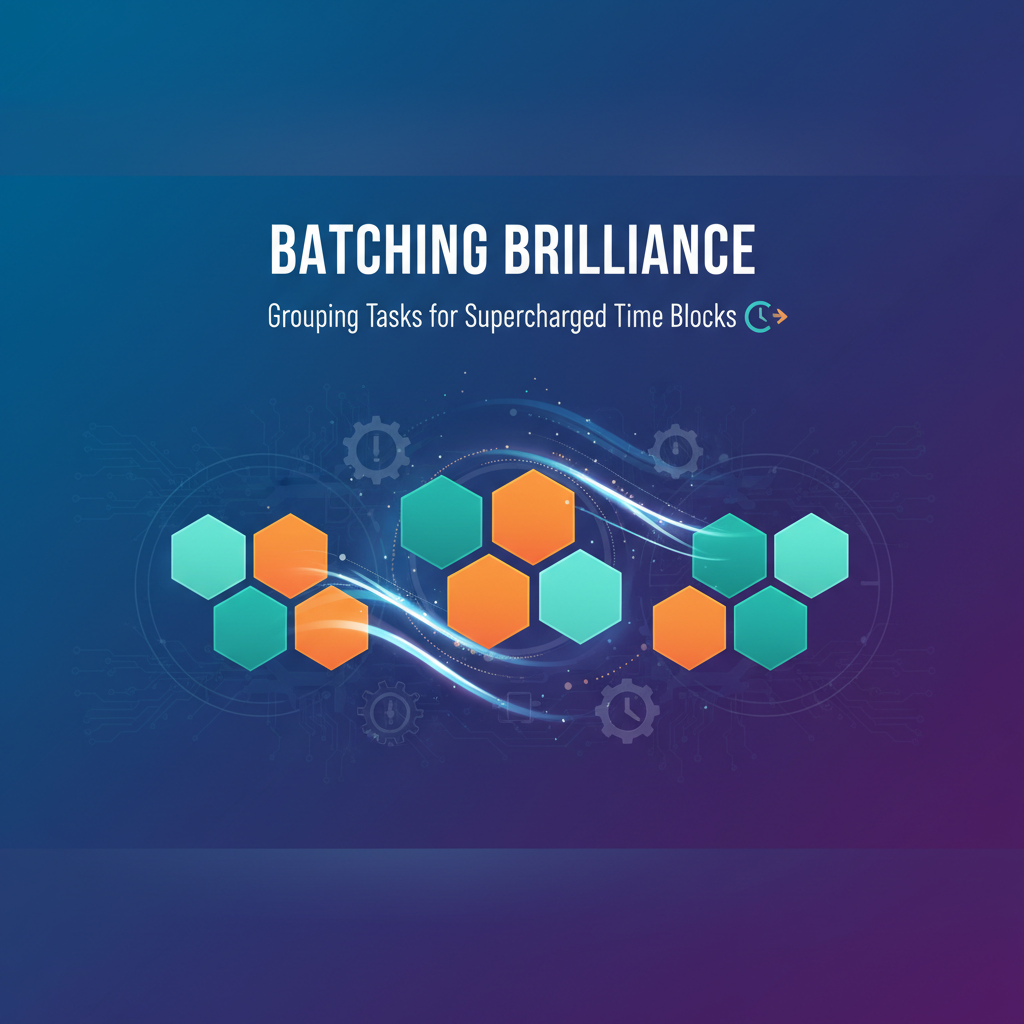 Batching Brilliance: Grouping Tasks for Supercharged Time Blocks