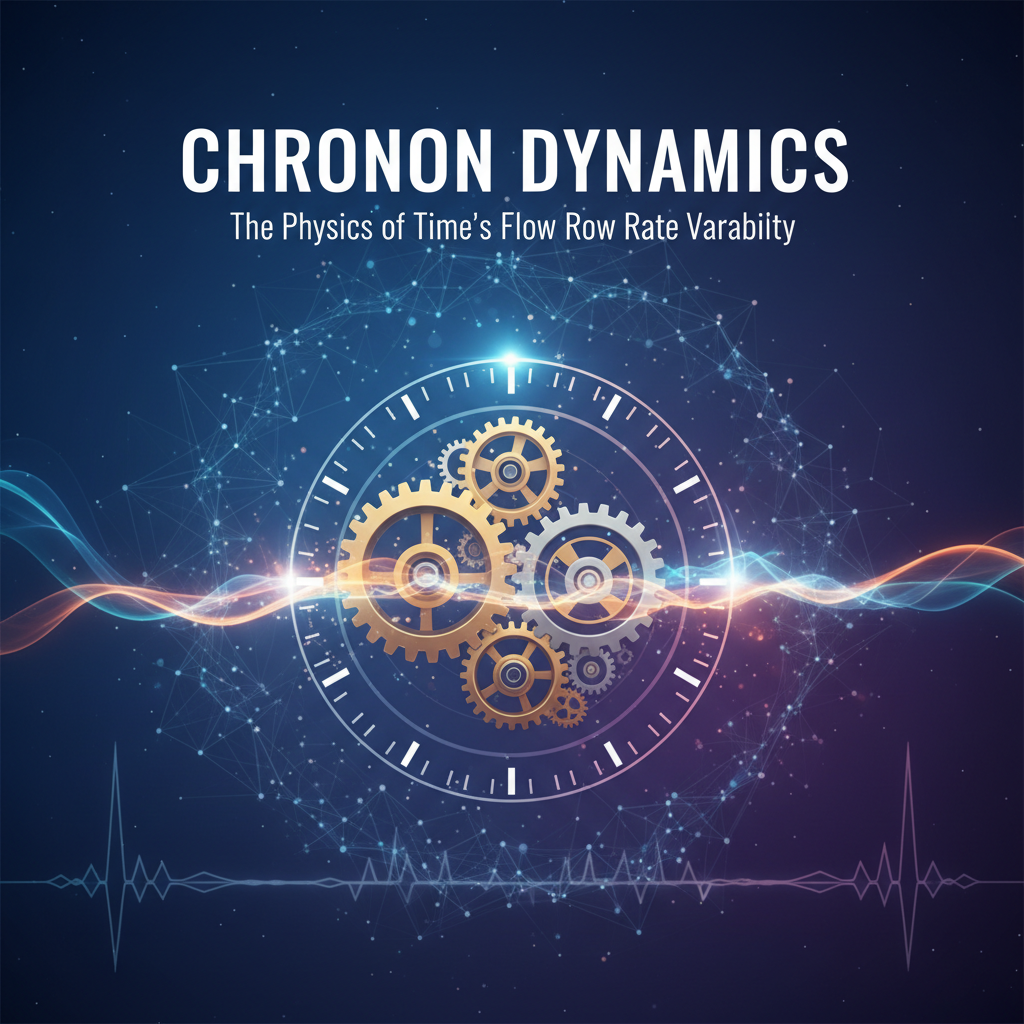 Chronon Dynamics: The Physics of Time's Flow Rate Variability
