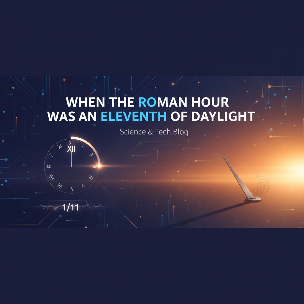 When the Roman Hour Was an Eleventh of Daylight